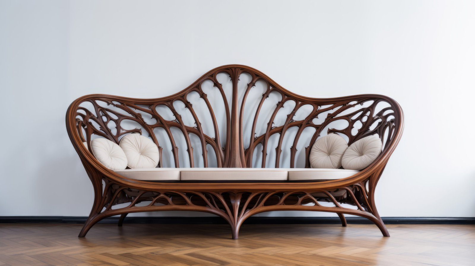 Luxury Teak Wood Sofa Set